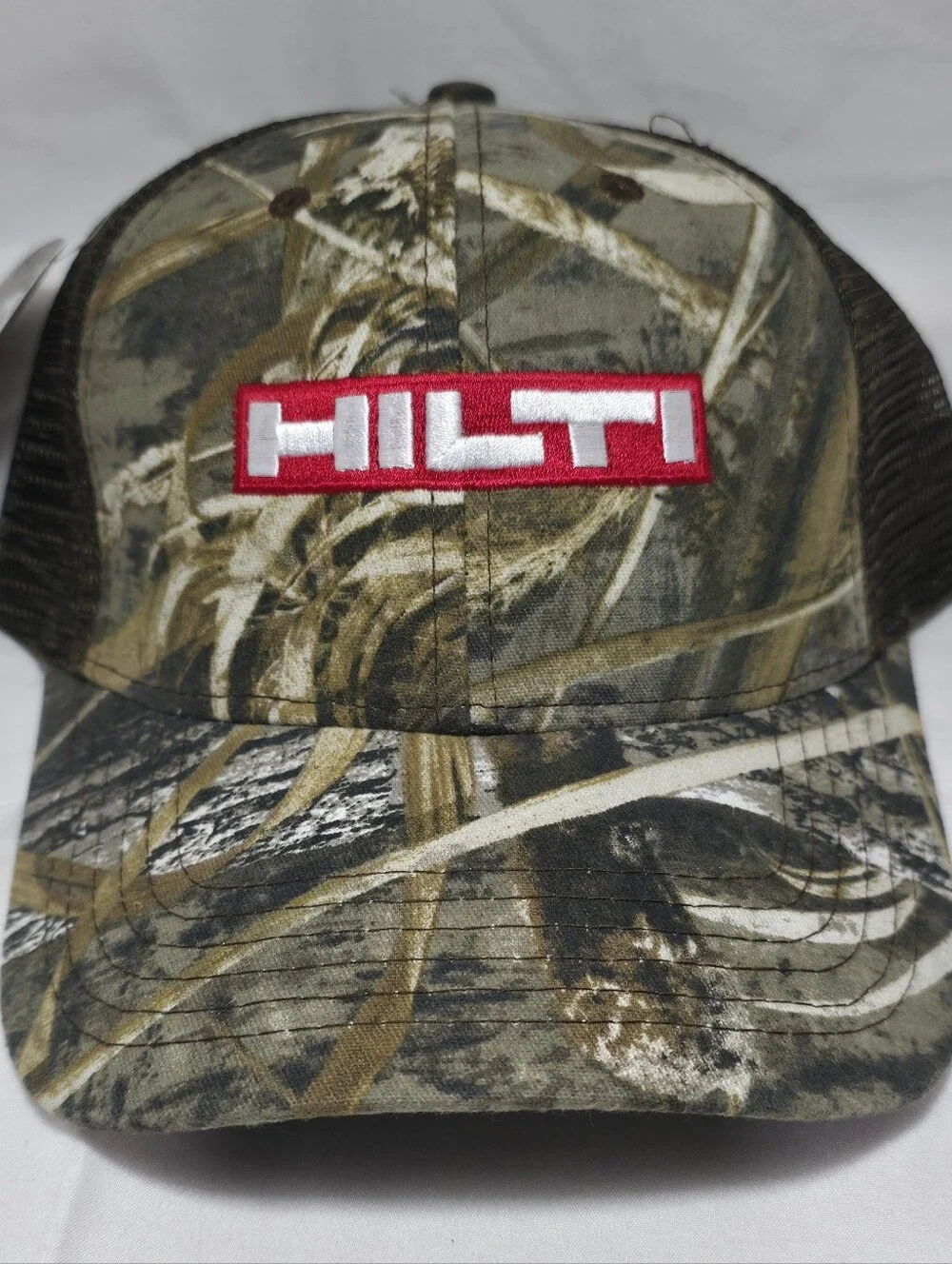 Hilti RealTree Camouflage Mesh Back Trucker Hat - Green/Brown